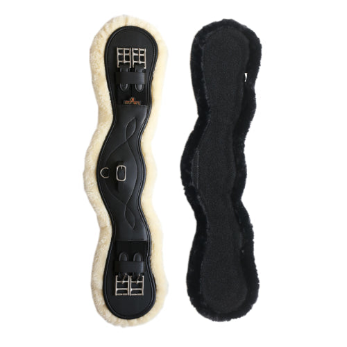 Kentucky Sheepskin Anatomic Short Girth-Trailrace Equestrian Outfitters-The Equestrian