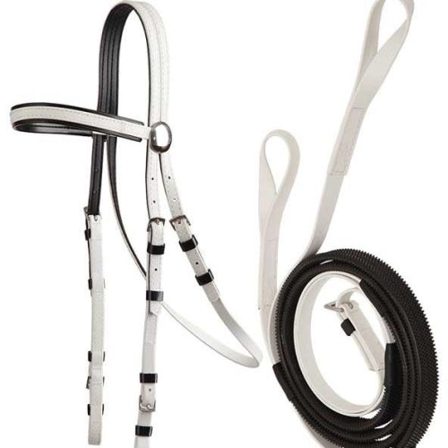 Race Head With Reins - Loop-Trailrace Equestrian Outfitters-The Equestrian