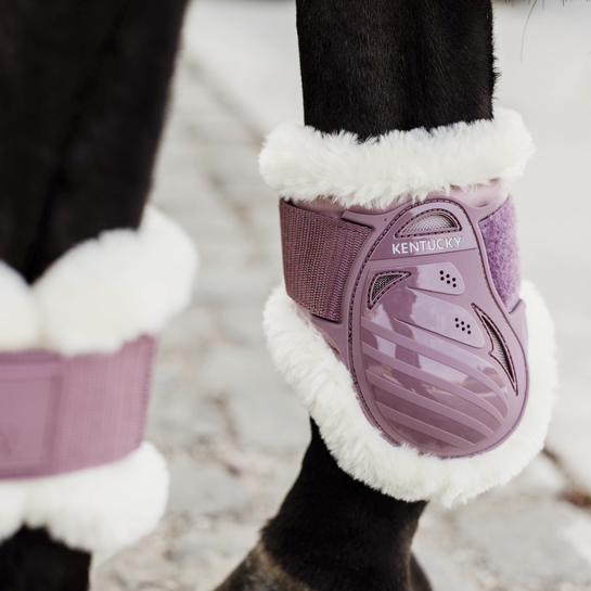 Kentucky Horsewear Vegan Sheepskin Young Horse Fetlock Boot-Trailrace Equestrian Outfitters-The Equestrian