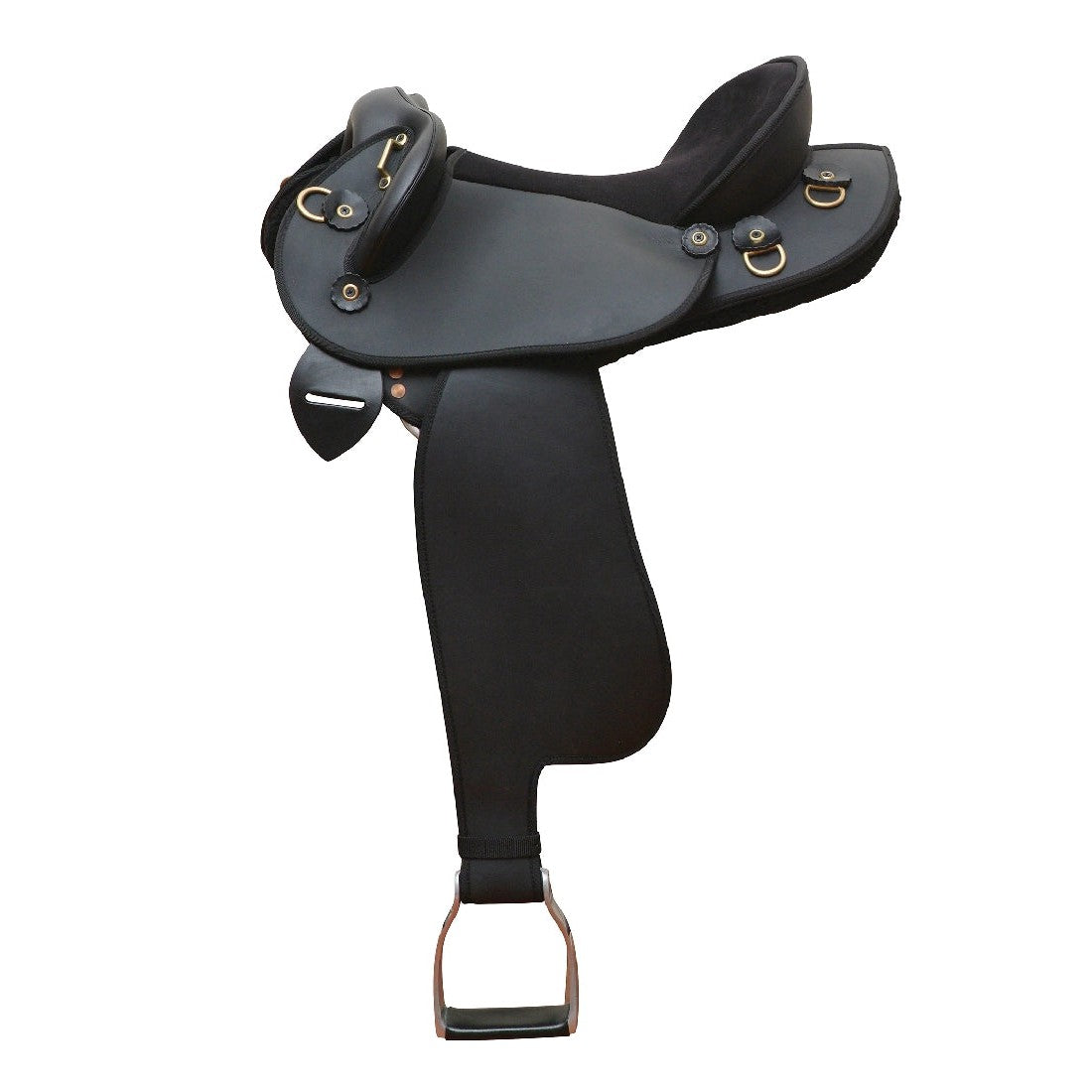 Ammo Pro Half Breed Saddle Black-Ascot Saddlery-The Equestrian