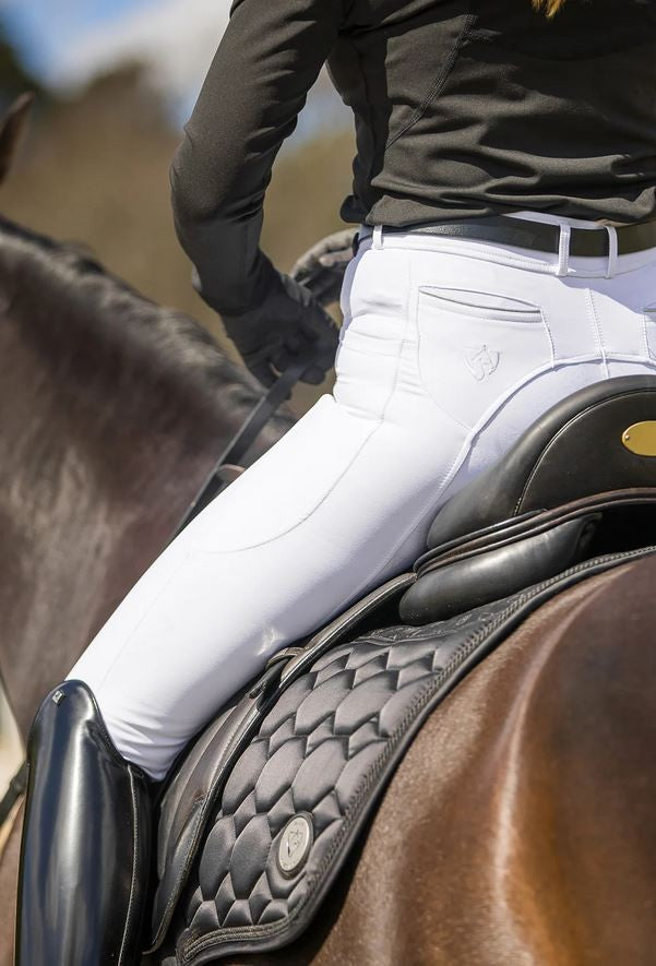 Breeches Bare Equestrian Signature White Ladies-Ascot Saddlery-The Equestrian