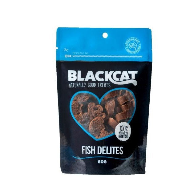 Blackcat Cat Treat Fish Delites 60gm-Ascot Saddlery-The Equestrian