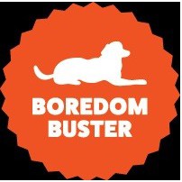 Blackdog logo with Boredom Buster text and silhouette of a dog.
