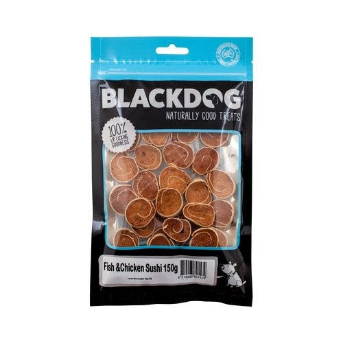 Blackdog Sushi Fish & Chicken 150gm-Ascot Saddlery-The Equestrian