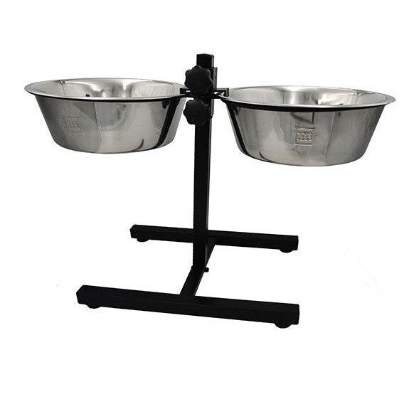 Bowl Double Diner Adjustable-Ascot Saddlery-The Equestrian