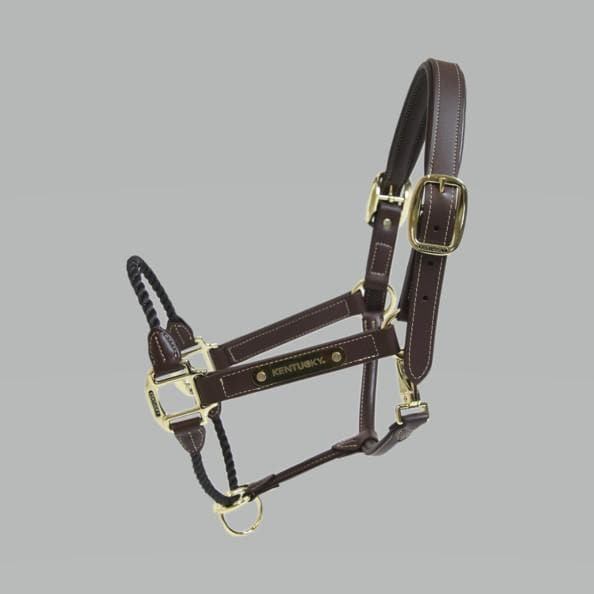 Kentucky Rope Leather Halter-Dapple EQ-The Equestrian