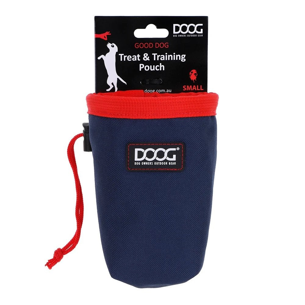 Doog Treat Pouch Navy & Red Mini-Ascot Saddlery-The Equestrian