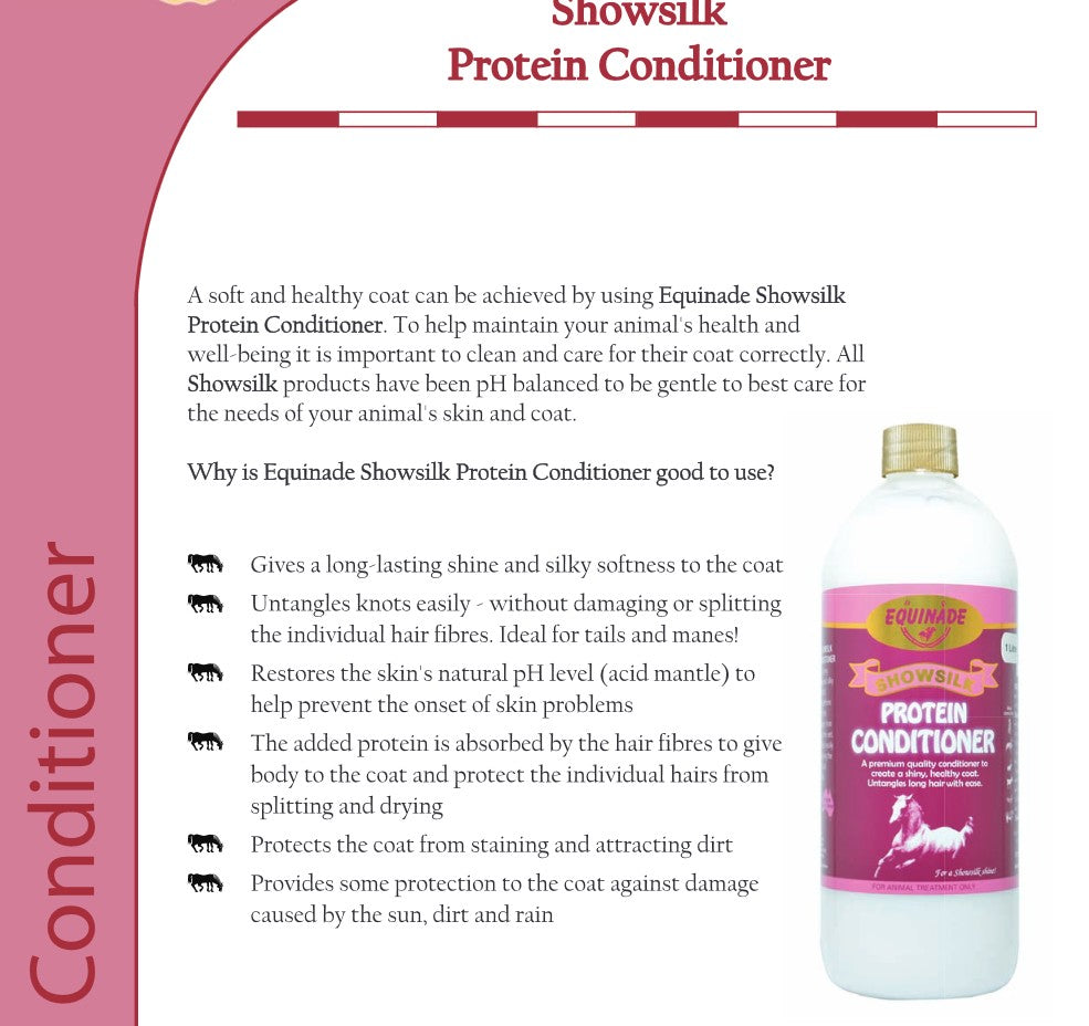 Conditioner Equinade Showsilk 2.5litre-Ascot Saddlery-The Equestrian