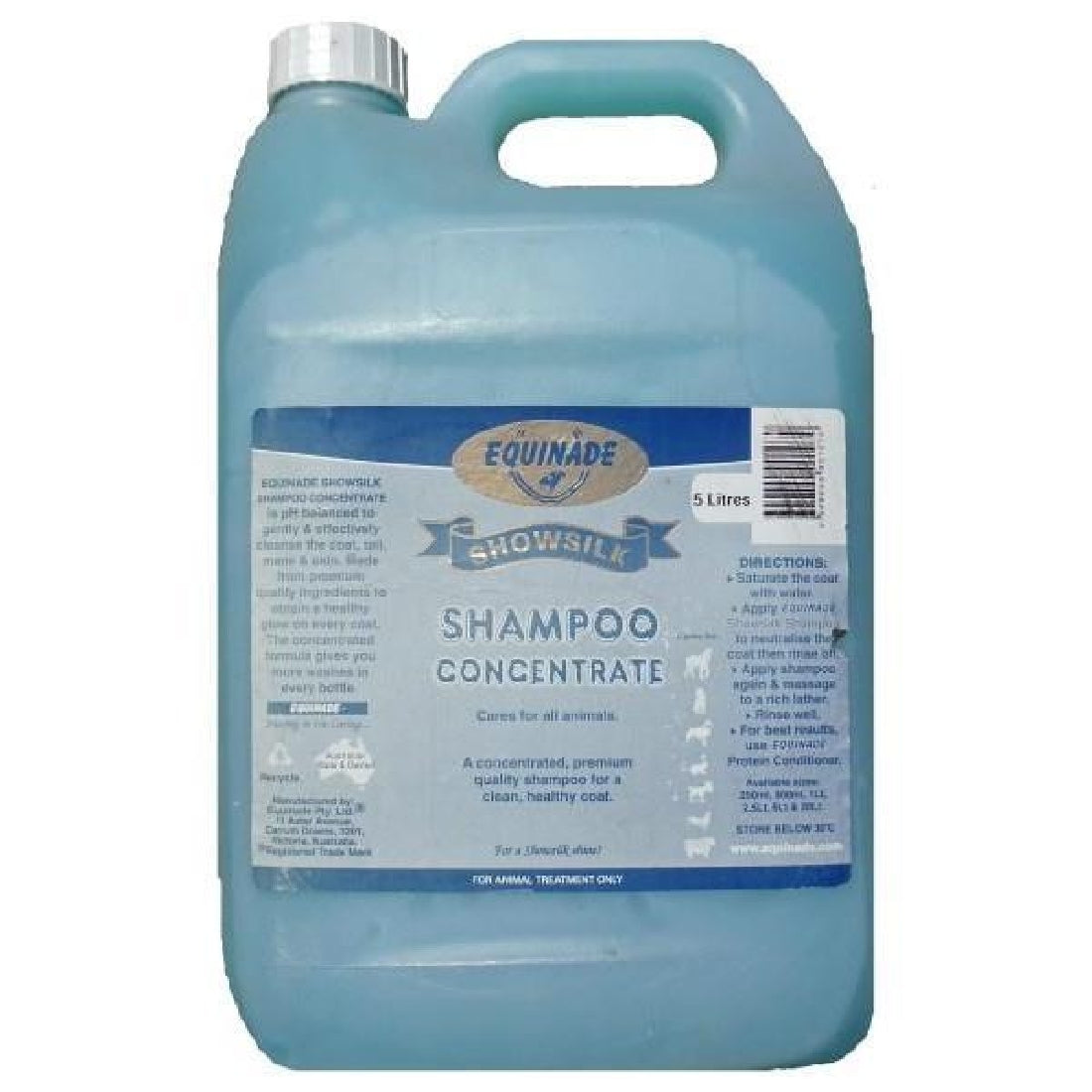 Shampoo Equinade Showsilk 5litre-Ascot Saddlery-The Equestrian