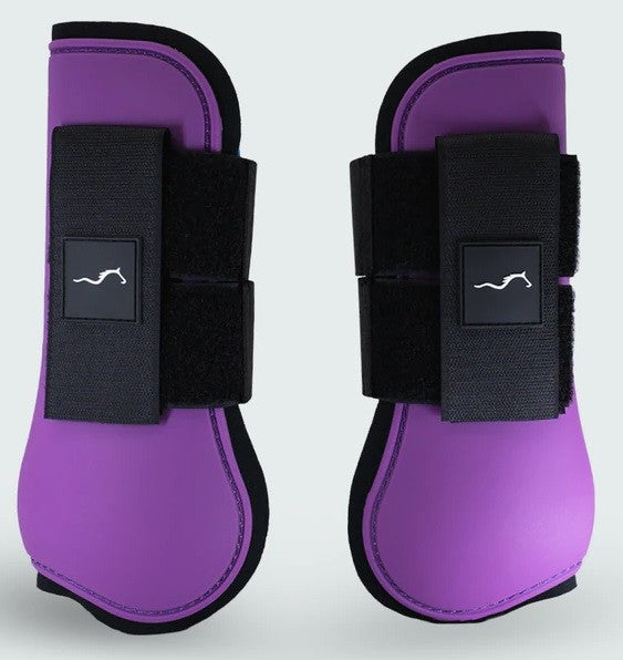 Tendon Boots Eurohunter Purple-Ascot Saddlery-The Equestrian