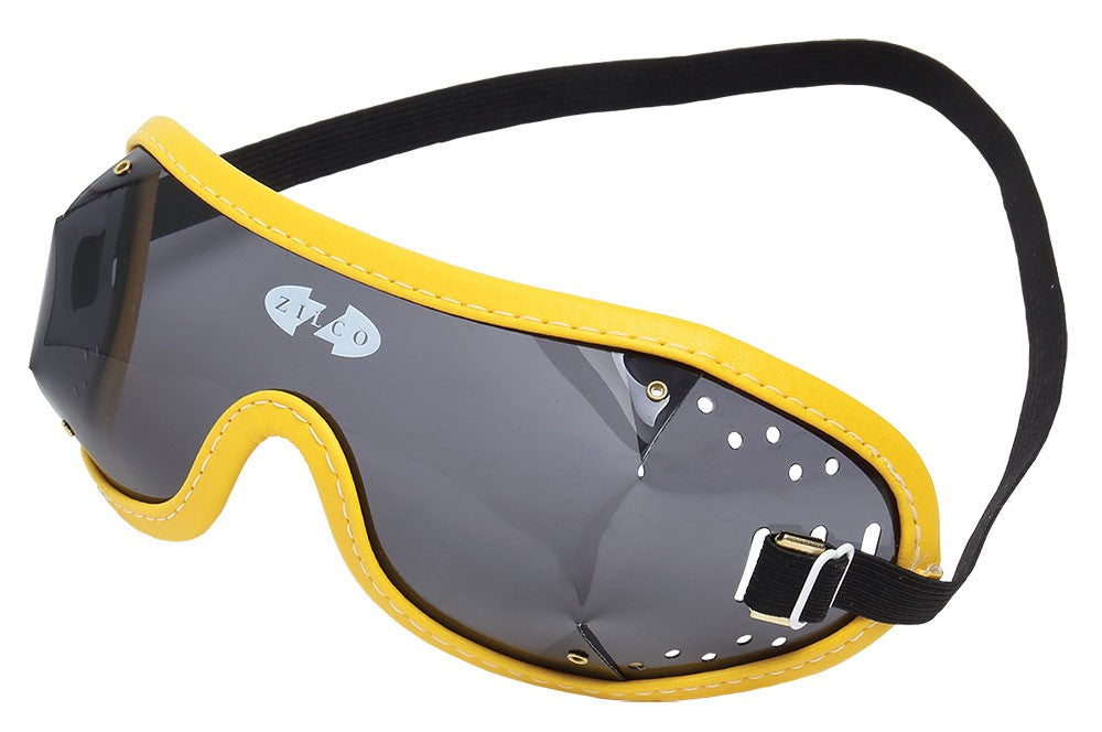 Goggles Zilco Smoke Yellow Trim-Ascot Saddlery-The Equestrian