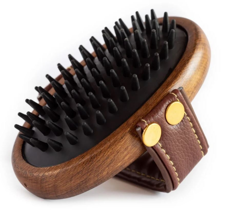 Hairy Pony Brush Rubber Mini-Ascot Saddlery-The Equestrian