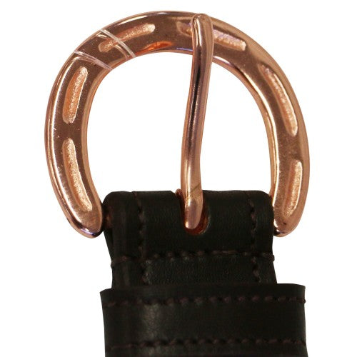 Belt Huntington Rose Gold Brown-Ascot Saddlery-The Equestrian