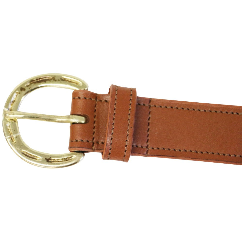 Belt Huntington Rouge Inlay Tan-Ascot Saddlery-The Equestrian