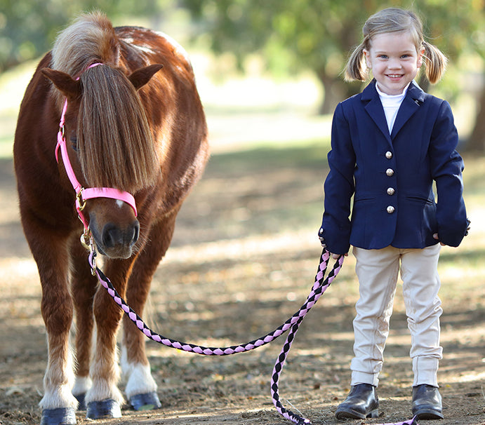 Riding Jacket Huntington Willow Navy Childs-Ascot Saddlery-The Equestrian