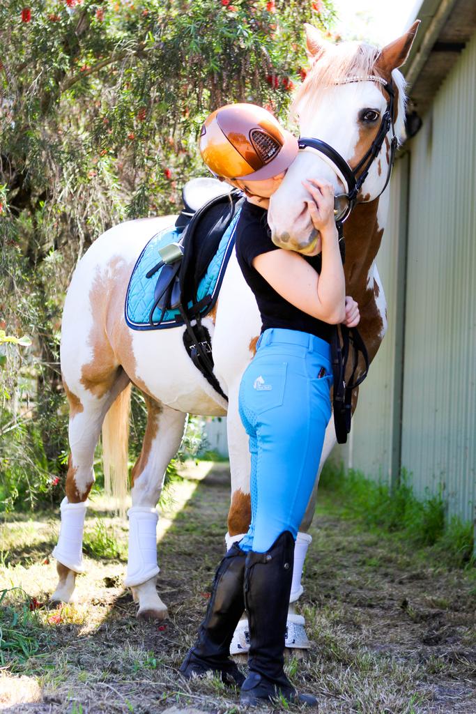 Micro Woven Cotton Blend Jodhpurs in Turquoise - Final runout, Last sizes-Plum Tack-The Equestrian