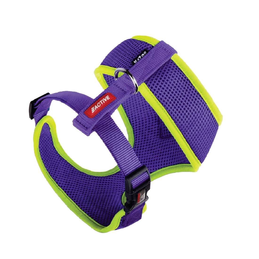 Harness Dog Kazoo Active Soft Purple & Lime-Ascot Saddlery-The Equestrian