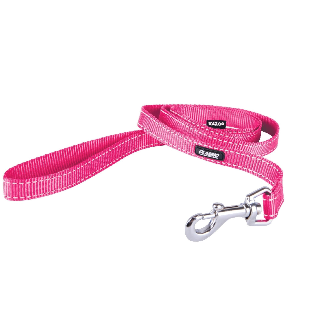 Kazoo Dog Leash Classic Pink 1800mm-Ascot Saddlery-The Equestrian