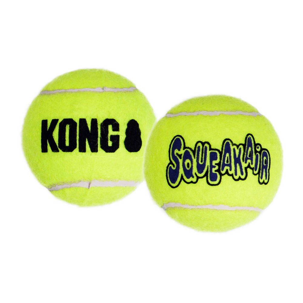 Kong Dog Toy Airdog Squeak Balls 2pack Large-Ascot Saddlery-The Equestrian