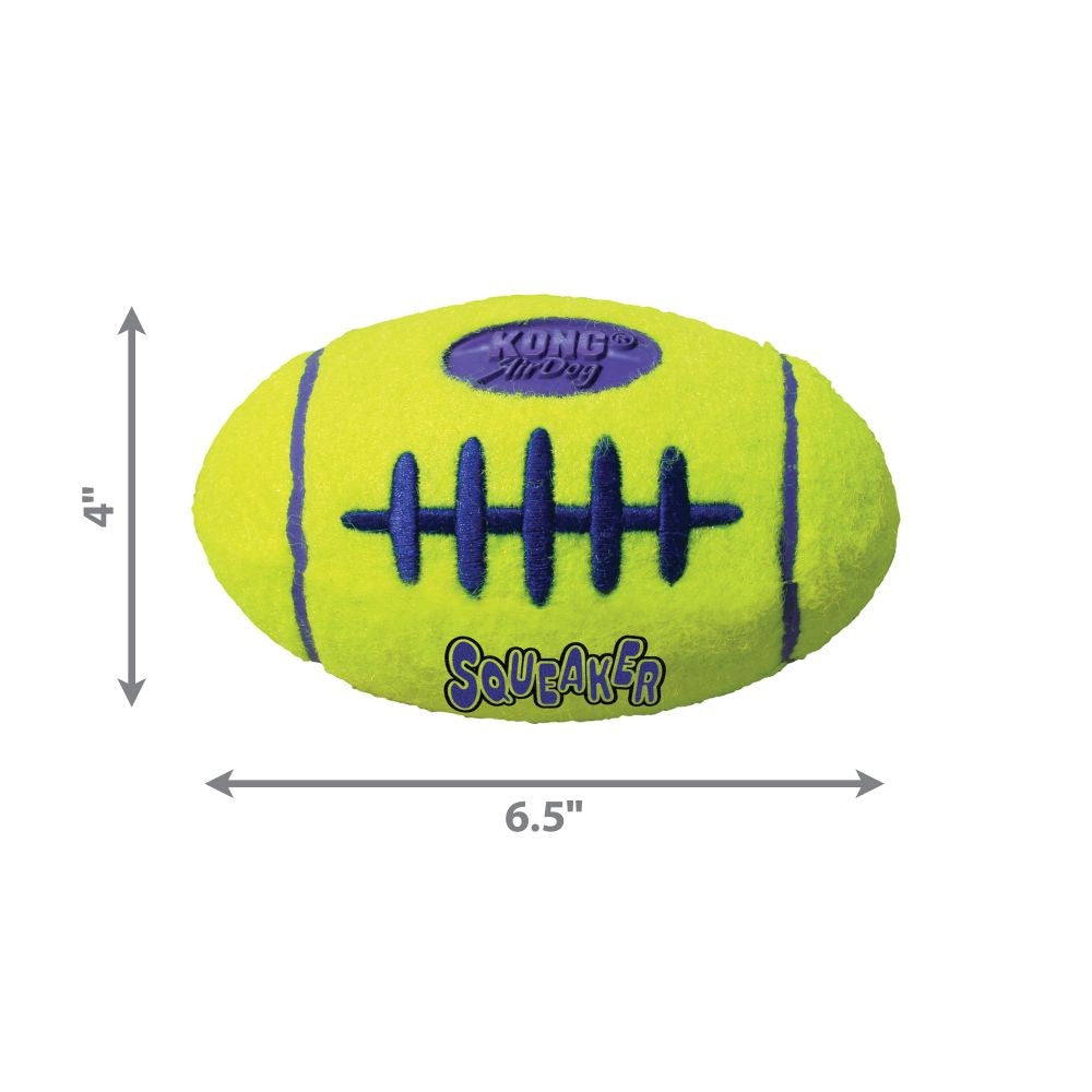 Kong Dog Toy Airdog Squeak Football-Ascot Saddlery-The Equestrian