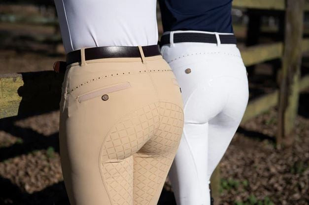 Breeches Peter Williams Cambridge Beige Ladies-Ascot Saddlery-The Equestrian