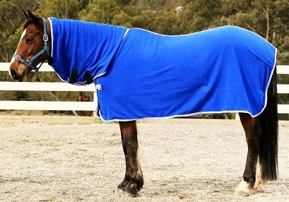 Polar Fleece Combo Blue-Ascot Saddlery-The Equestrian