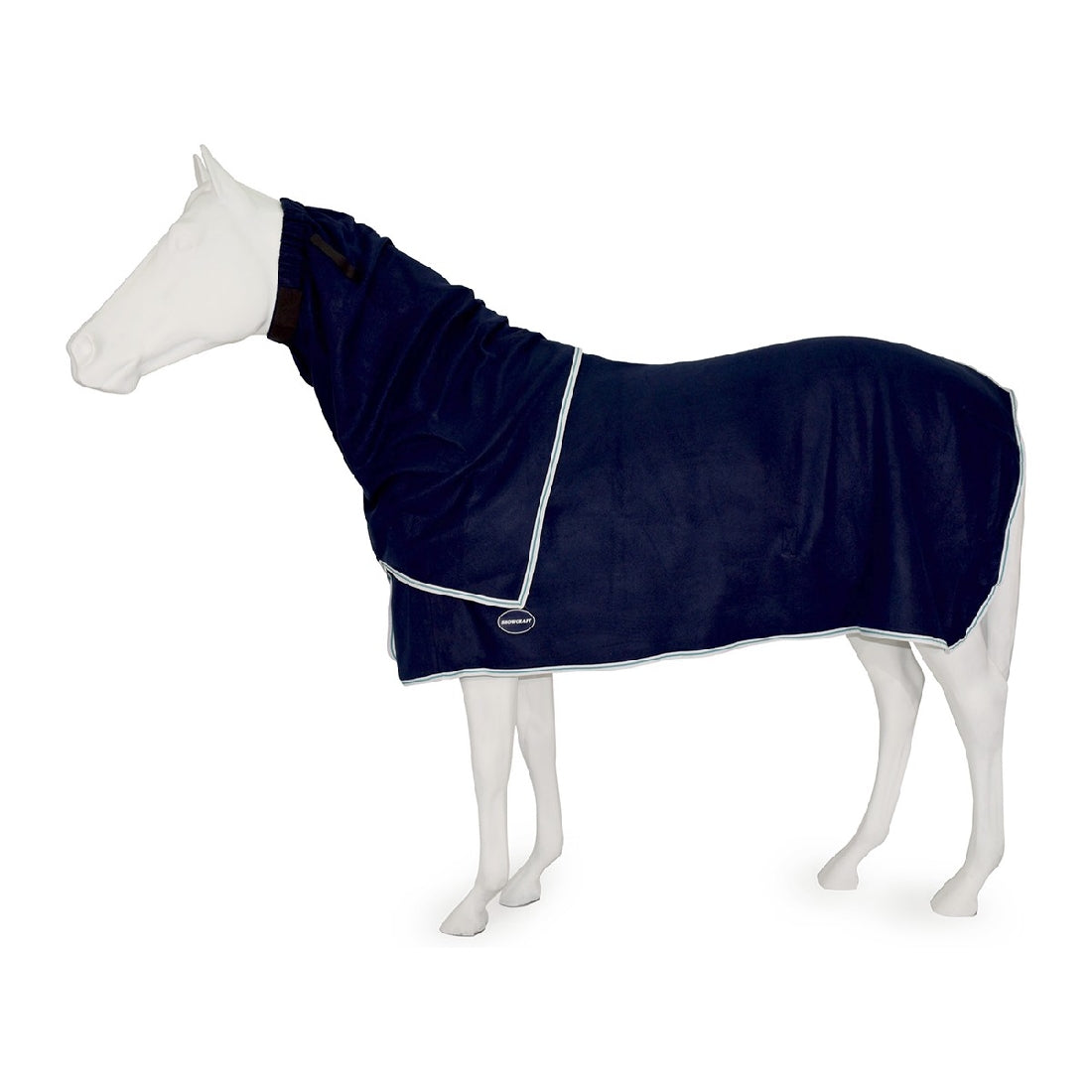 Polar Fleece Neck Rug Blue-Ascot Saddlery-The Equestrian