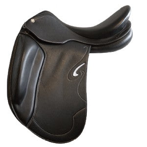 Prestige Passion K Dressage Saddle Black-Ascot Saddlery-The Equestrian