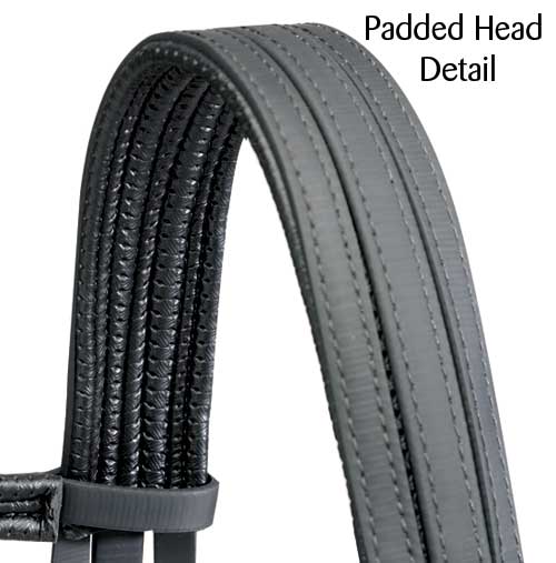 Bridle Hanoverian Head Only Pvc Zilco-Ascot Saddlery-The Equestrian