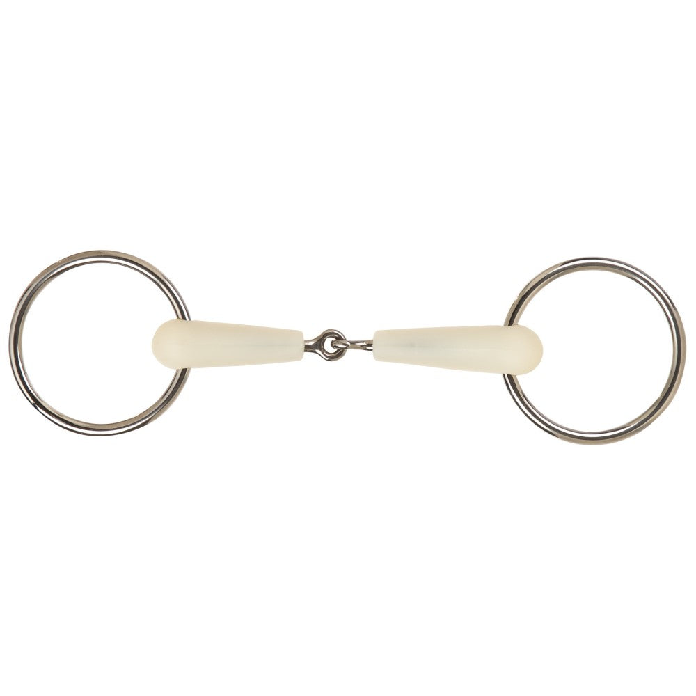 Ring Snaffle Jointed Happy Mouth-Ascot Saddlery-The Equestrian