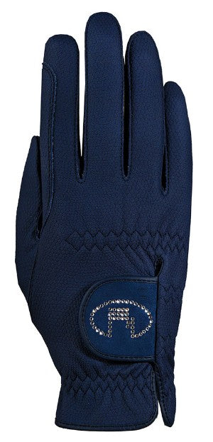 Gloves Roeckl Lisboa Navy-Ascot Saddlery-The Equestrian