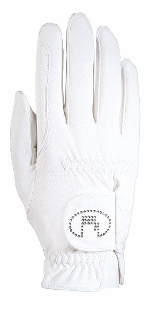 Gloves Roeckl Lisboa White-Ascot Saddlery-The Equestrian