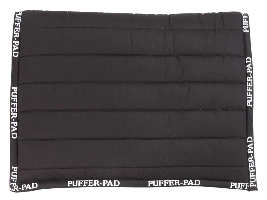 Saddlecloth All Purpose Puffer Black-Ascot Saddlery-The Equestrian