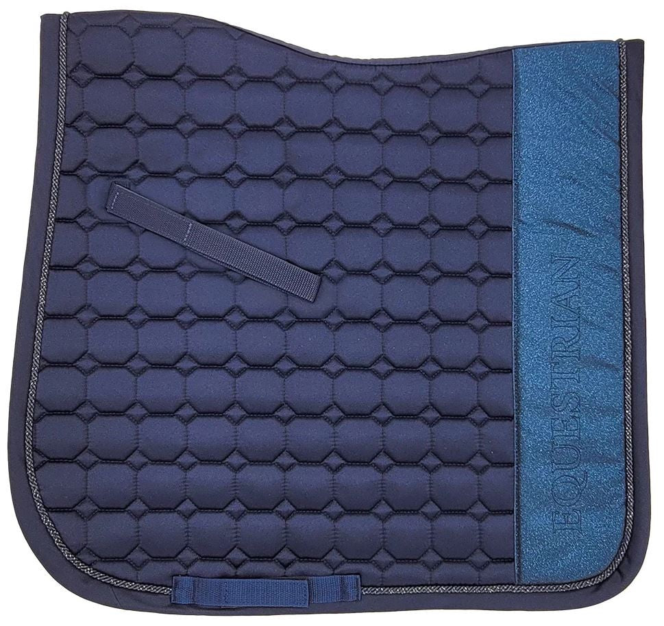 Saddlecloth Dressage Dazzle Navy-Ascot Saddlery-The Equestrian