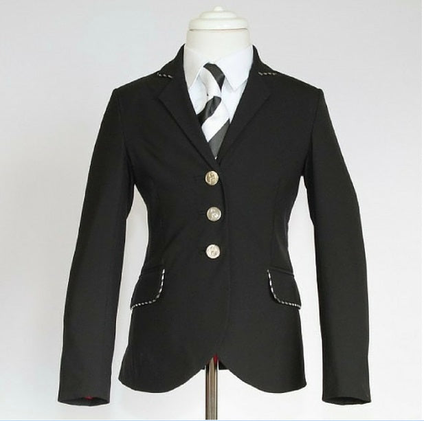 Riding Jacket Showgirl Sb Trim Show Navy Childs-Ascot Saddlery-The Equestrian