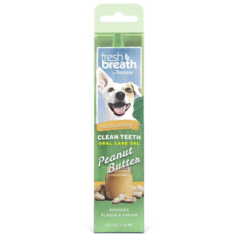 Tropiclean Fresh Breath Gel Peanut Butter 59ml-Ascot Saddlery-The Equestrian