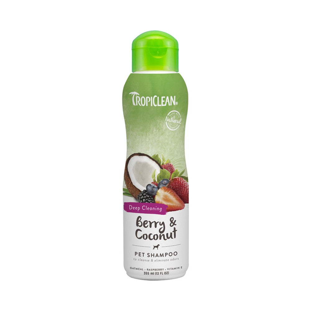 Tropiclean Shampoo Berry & Coconut 355ml-Ascot Saddlery-The Equestrian