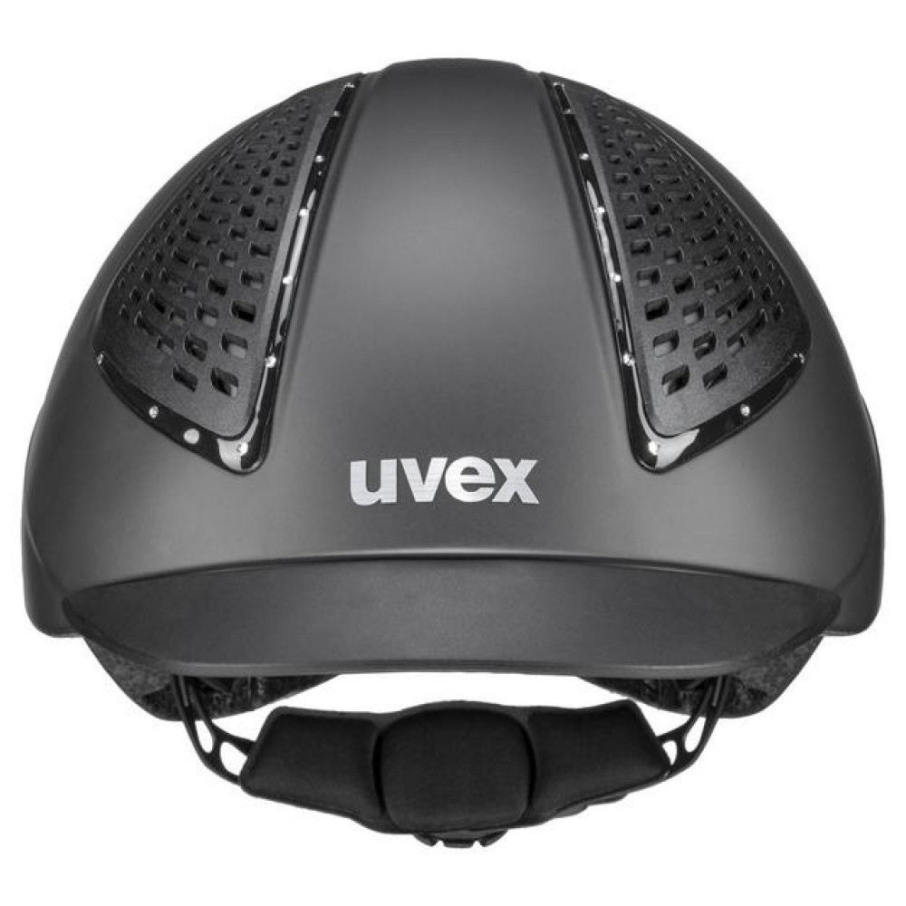 Helmet Uvex Exxential Ii Matt Black-Ascot Saddlery-The Equestrian