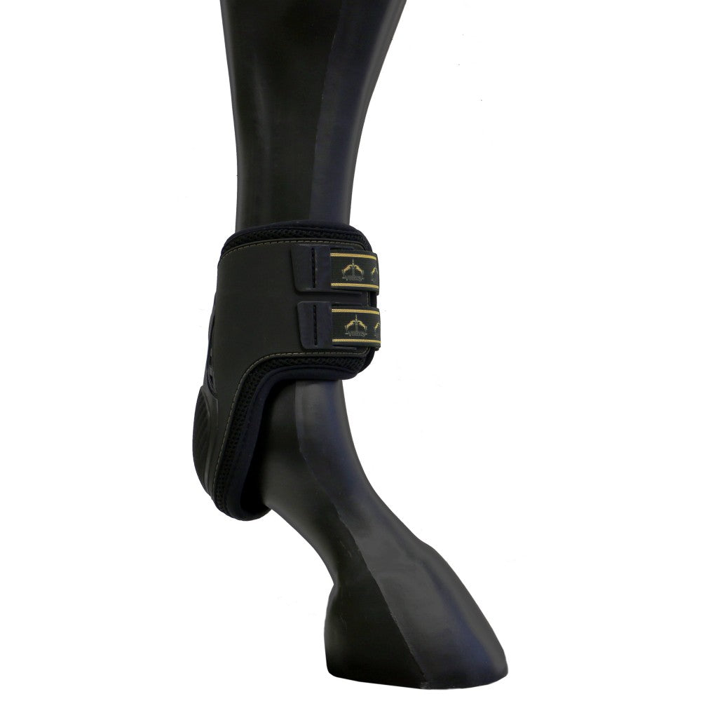 Veredus Carbon Gel Grand Slam Hind Fetlock Boots Black-Ascot Saddlery-The Equestrian