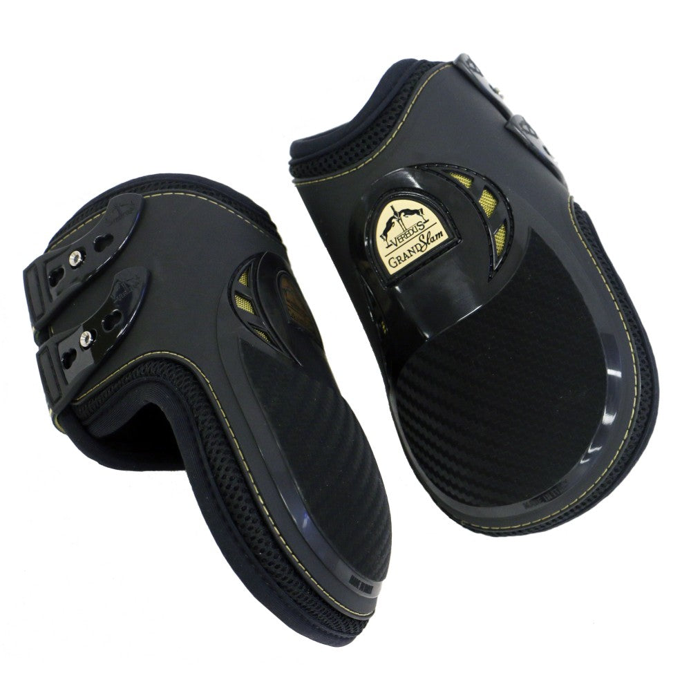 Veredus Carbon Gel Grand Slam Hind Fetlock Boots Black-Ascot Saddlery-The Equestrian