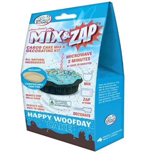 Wagalot Mix & Zap Happy Woofday Cake Kit Blue-Ascot Saddlery-The Equestrian