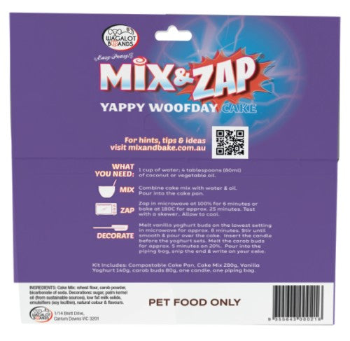 Wagalot Mix & Zap Yappy Woofday Cake Kit-Ascot Saddlery-The Equestrian