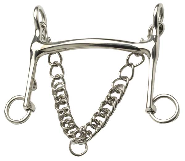 Weymouth Bit Only Mullen Mouth Stainless Steel-Ascot Saddlery-The Equestrian