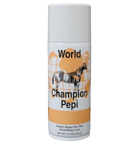 Hair Polish World Champion Pepi Coat Conditioner Aerosol 300gm-Ascot Saddlery-The Equestrian