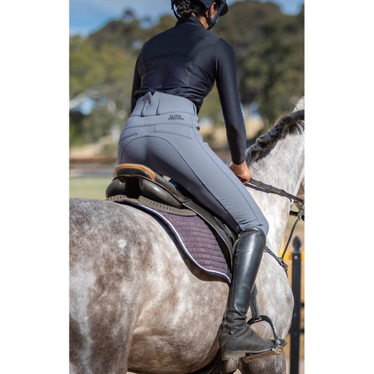 Kate breech dark grey SALE-QJ Riding Wear-The Equestrian