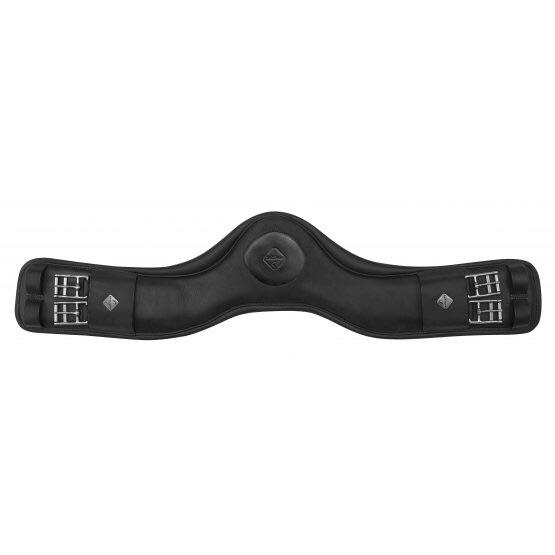 Black LeMieux Gel-Tek Anatomic Curve Dressage Girth-Southern Sport Horses-The Equestrian