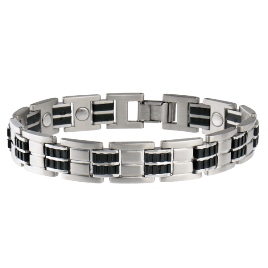 Sabona Men's Executive Stainless Magnetic Bracelet-Top Brands-The Equestrian