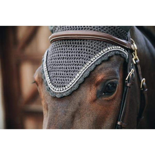 Kentucky Long Stone and Pearl Soundless Fly Veil-Dapple EQ-The Equestrian