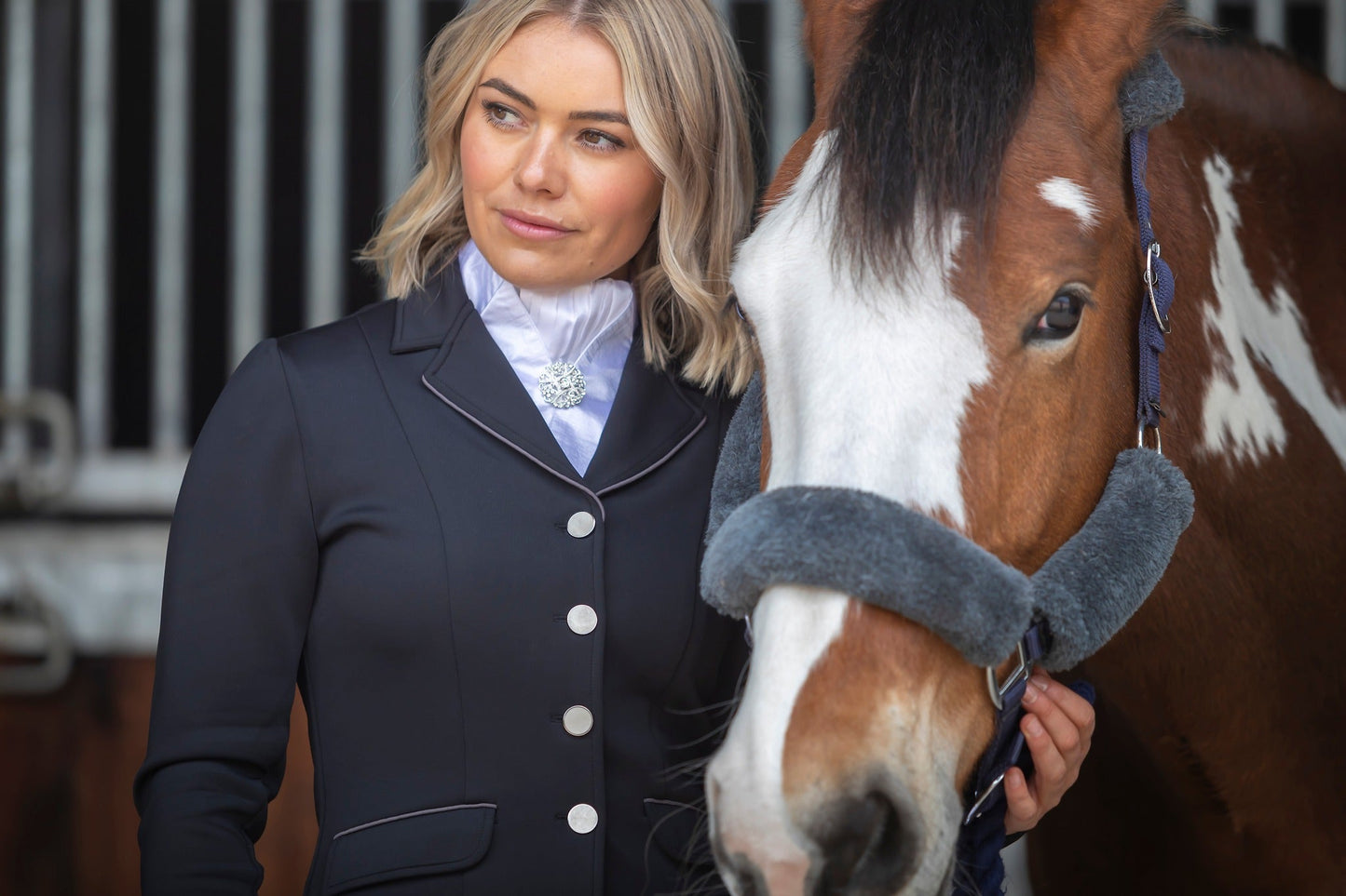 QJ stock with pin-QJ Riding Wear-The Equestrian